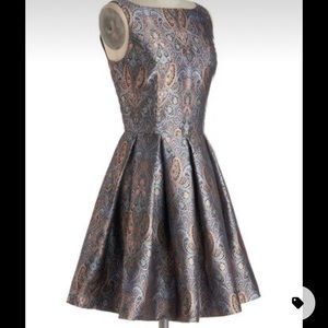 ModCloth BB Dakota BB Classic Stunner Brocade Party Dress Size 12